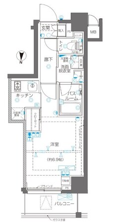 ZOOM錦糸町の物件間取画像